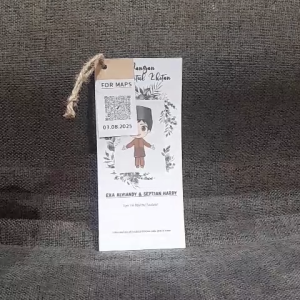 ( ISI 50 PCS ) Undangan Khitan 2Ply + Hangtag Undangan Khitanan | Undangan Sunat Sunatan - Undangan Syukuran || Walimah || Undangan Rasullan - Gusaran Undangan Murah Termurah