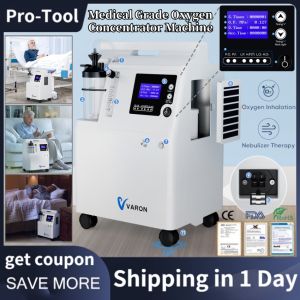 ⭐Local Warehouse+COD⭐ VARON 0.5-5L/Min Premium Adjustable Medical Grade Oxygen Machine Elderly And Pregnant Woman with Atomization Intelligent Oxygen Concentrator Home Portable Mobile Oxygen Machine