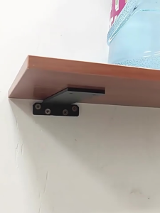 Extra Thick Bracket Hidden Type with screw 5mm Thickness Bracket Set Black Shelve
