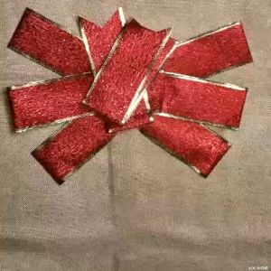 25cm Sparkling Glitter Ribbon Bow Christmas Decorations For Home Accessories Hanging Xmas Tree Festival Supplies Bowknot Ribbon Gift Home Decor