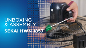 SEKAI Kipas Angin Dinding Tornado / Wall Fan 18 Inch - HWN 1857