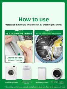 MONLEYTA | Powerful Efficient Washing Machine Cleaner De-scaler Antibacterial Liquid Special For Drum Type Disinfection Tool