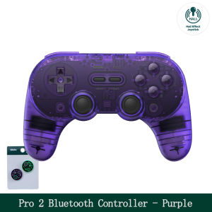 8BitDo | 8BitDo Pro 2 Bluetooth Controller Gamepad Handle for Nintendo Switch 2 PC Mac Transparent Black Edition)