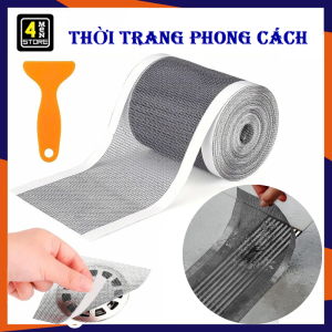 Cuộn Lưới Lọc Rác Tự Dính Chống Tắc Cống Ngăn Con Trùng - Keo Lưới Dán Chặn Rác Bồn Rửa Miệng Cống - Miếng Dán Lọc Rác Thoát Nước Chặn Côn Trùng Nhiều Size 7cm 10cm 12cm
