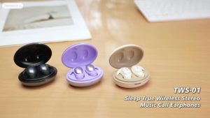 REMAX TWS-01 Sleep True Wireless Bluetooth V5.4 Stereo Music Talking Headphone ENC Dual Noise Reduction Earbuds