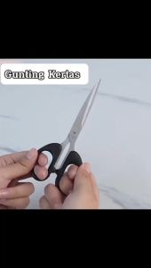 Gunting Kertas Alat Pemotong Kain Karton Selotip Perlengkapan Sekolah Kantor Stainless Steel Tajam Kuat Anti Karat Multifungsi - FR GALLERY