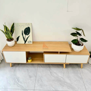 Tv Cabinet Minimalist Design TV console Adjustable TV Cabinet /Tv Rack /Living Room TV Bench Rak Tv Kayu /Almari Tv Kabinet TV