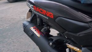 TRC Racing Yamaha Aerox v1Power Pipe Muffler Exhaust with Removable Silencer LTO Approved 1728