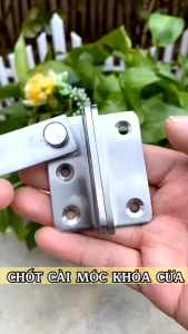 Chốt khóa cửa inox 304 full ốc vít then cửa bằng vật liệu thép không gỉ K01 chắc chắn và bền bỉ dày 3.5mm - 108 - MOGEE