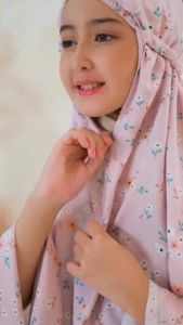 Mukena Anak 2 in 1 Rania Resleting Dagu Rayon Adem