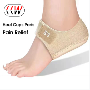 CCW 1Pair Plantar Fasciitis Support Cushion Silicone Heel Foot Care Pain Relief Pad