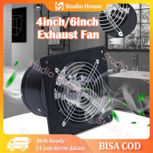 4 Inch Kipas Exhaust Ventilasi Dinding Exhaust Fan 6 Inch Kipas Exhaust Ventilasi Dinding Booster Fan Wall Duct Fan Kipas Angin Plafon 4 Inch Exhaust Fan Kipas Angin Plafon