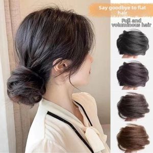 Natural Puffy Bun Hair Accessory