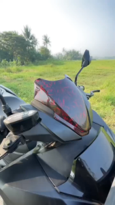 Visor Vario 160 Carbon ABS WTF Keren Aksesoris Motor Honda Motorcycle Karbon