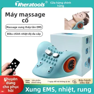 Gối Massage Cổ EMS Tần Số Thấp Rung Và Sưởi Nóng