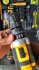KEELAT KCD005 Cordless Impact Drill Hammer Drill Screwdriver 3 Mode Rechargeable Battery With Light