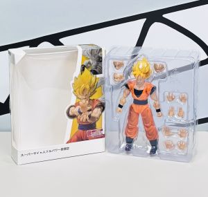 Bandai | [In Stock] Dragon Ball Anime Series: Super Saiyan Awakened Son Goku — Articulated Action Figure (Boxed Model)