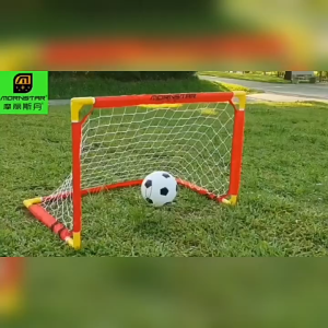 Foldable Kids Football Goal - FoldableIndoor/Outdoor Soccer Net for Kindergarten Training & Home Use Portable Design (3 Sizes)