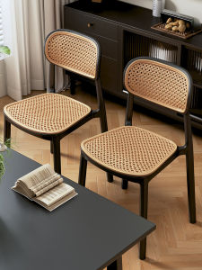 XIANGNANSONG | Antique Style Household Thickened Stackable Dining Chair