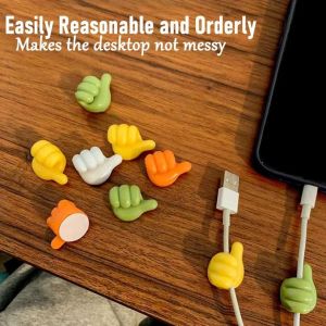 Compact Storage Solution: 3 Pcs Creative Thumb Hook Perforation-Free Handy For Items Storage Hook HL0182