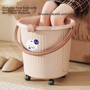 ANJIESHUN | Wheeled Foot Soaking Massage Bucket