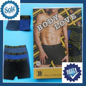 3PCS/BOX BODY LOVE MENS BRIEFS UNDERWEAR GOOD QUALITY COTTON