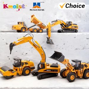 Xe Xúc Lật Xe Ủi Đất Mô Hình Kỹ Thuật Tỷ Lệ 1/50 HUINA Làm Bằng Hợp Kim Đúc Đồ Chơi Cho Bé Trai Và Trẻ Em Mô Hình Kỹ Thuật Mô Phỏng Cao Quà Giáng Sinh