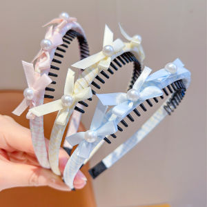 DUBAO | Butterfly Pearl Bow Headbands Hair Bands