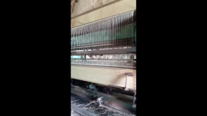 Chiếu đậu trắng Thái Bình kết biên may viền sợi cói đều nằm mát lưng chống mất ngủ size 1.8x2m