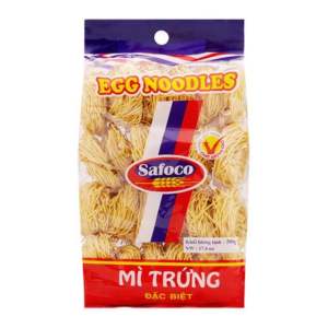 Mì trứng sợi nhỏ/sợi lớn/cao cấp/Mì xào Safoco gói (500g)