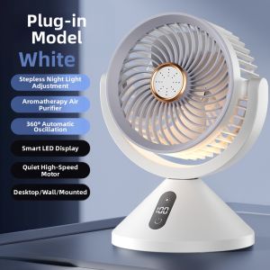 Portable USB Fan Desktop Air Conditioner Quiet Office Charging Fan Super Long Battery Life Multi-Function Universal 1307B