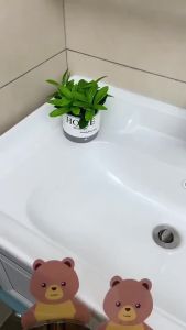 [ราคาส่วนลด ถูกที่สุด] ที่วางแปรงสีฟัน หมีน้อย (แก้วใส่แปรงสีฟัน/ถ้วยหมีน่ารัก) - ติดผนัง ชั้นวางของห้องน้ำ G2729