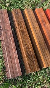 110-200 ซม. ลอนรั้วเมทัลชีท ลายไม้ หน้ากว้าง 10 ซม. ลอนยกสูง 2 ซม. ตกแต่งรั้วบ้าน ตกแต่งสวน