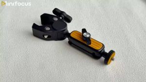 Minifocus | Super Clamp with 360° Dual Ball Head Magic Arm Action Camera Clamp Mount Adapter for DSLR Monitor LED Light GoPro DJI Action