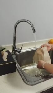 12/24 packets More absorbent Natural bamboo kitchen paper towel 2ply 70sheet/packet hand paper towel much  eco-friendly 100%bamboo pulp not easy to break less paper dust