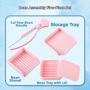 YUGUANG | DIY Bead Pen Tool Kit Beading Needle Spatula Tweezers Plate