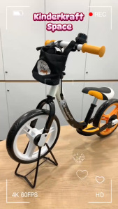 Xe cân bằng 2 bánh cho bé cho bé từ 2 tuổi trở lên bằng thép KINDERKRAFT - SPACE