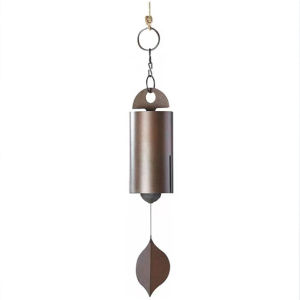 Tháp Chuông Bằng Kim Loại Ngoài Trời Vườn Tĩnh Lặng Thiền Định Cổ Điển Tượng Đài Trang Trí Treo Bằng Ống Thép