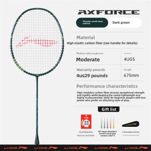 Li-Ning | Professional Lightweight Carbon Fiber Badminton Racket Single