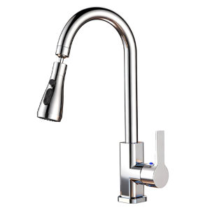 YALANDENG | Splash Proof Adjustable Pressure Hot & Cold Kitchen Faucet