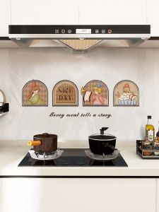 RUIDEDAN | French Style Waterproof Heat-Resistant Oil-Proof Kitchen Stickers