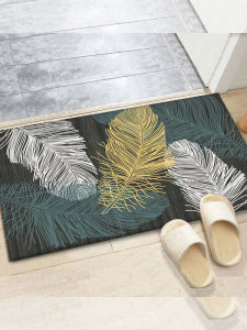 Modern Simple Nordic Anti-Slip Mat Door Mat Entrance Hallway Floor Mat Bedroom Door Mat Absorbent Carpet Home Decor Rug