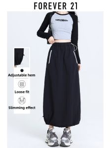 Forever21 | Womens Cargo A-Line Skirt High Waist Casual Sport Style