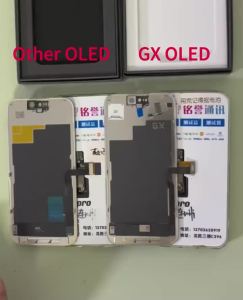 GX 100% OLED LCD Screen For iPhone 12 13Pro 14 15ProMax Screen Display True Tone With 3D Touch For iPhone Replacement With Tools