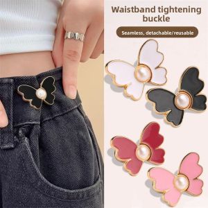 Waist Cincher No-Trace Pearl Butterfly Waist Cincher Detachable No-Nail