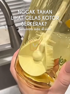 Sikat Pembersih Botol/Gelas Serbaguna S01 Cleaning Brush / Alat Pembersih Botol Multifungsi