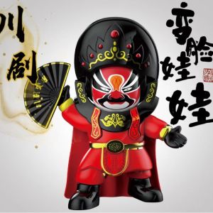 MINISO จีน Sichuan Opera เปลี่ยนหน้าตุ๊กตาสไตล์จีนสร้างสรรค์ตุ๊กตาของขวัญจี้ของเล่นขนาดเล็กของขวัญวันเกิดของเล่นสําหรับชาย