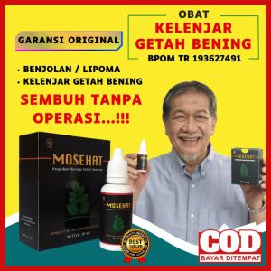 MOSEHAT HERBAL ORIGINAL OBAT KELENJAR GETAH BENING / BENJOLAN DILEHER. AMPUH BPOM