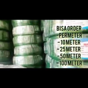 SELANG AIR HIJAU ANTI LUMUT 5/10 METER-1/2-5/8-3/4 INCH / SELANG TAMAN KEBUN CUCI MOBIL / TEBAL 2MM KUAT DAN TAHAN TEKANAN / COD