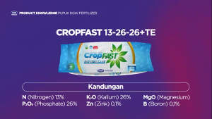(Beli 7 Gratis Kaos) DGW - Pupuk Daun Cropfast 13-26-26+TE